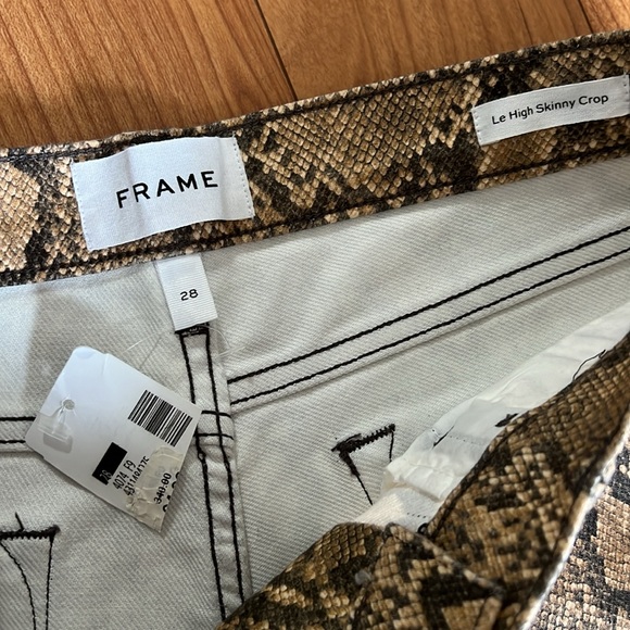 FRAME Denim Le High Skinny Crop Jeans Sz 28 - Picture 3 of 4